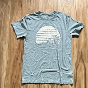 Goodfellow & Co Blue and White Short Sleeve Tee